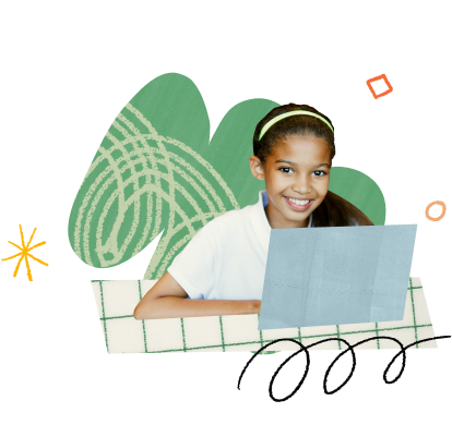 Estudiante aprendiendo con Khan Academy en un computador